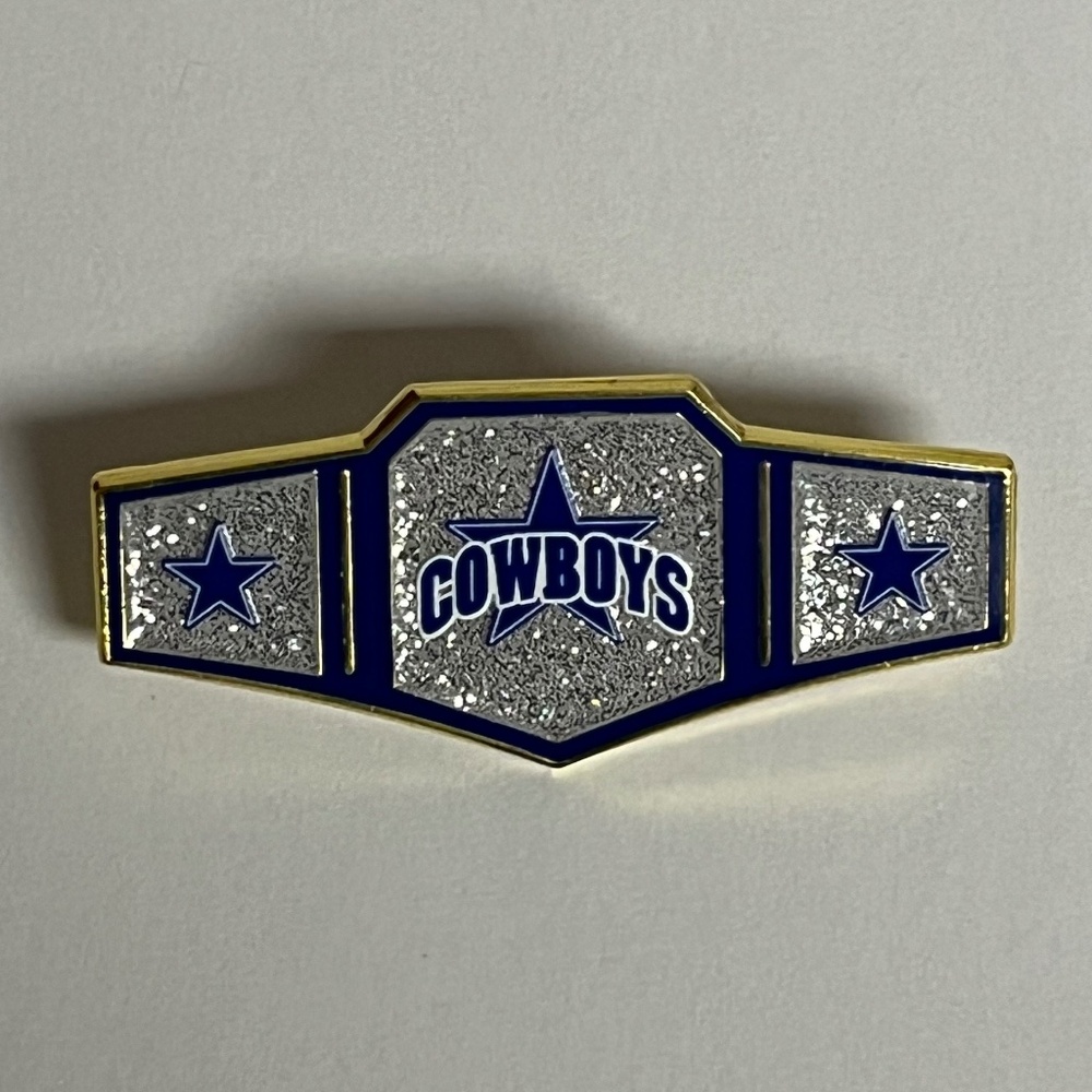 Dallas Cowboys Championship Belt Hat Pin Hats Bag Football Fitted New Era Sports